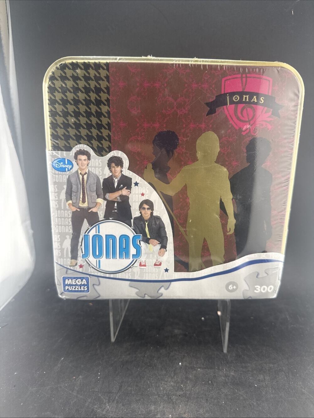 NEW Disney Jonas Brothers Let There Be Rock Puzzle 300 Pc Tin Mega Puzzles 2009